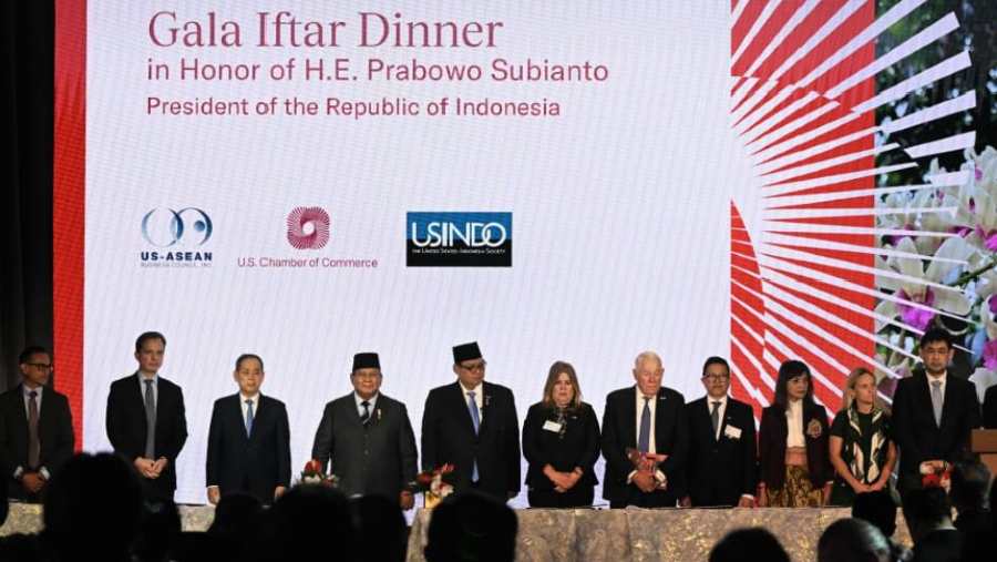 Penandatanganan 11 MoU tarif dagang senilai US$38,4 miliar antara pemerintah Amerika Serikat dan Indonesia. Dok: Setpres