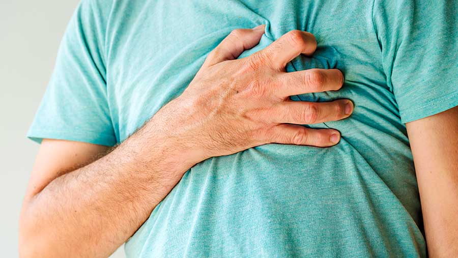 Ilustrasi serangan jantung (Envato)