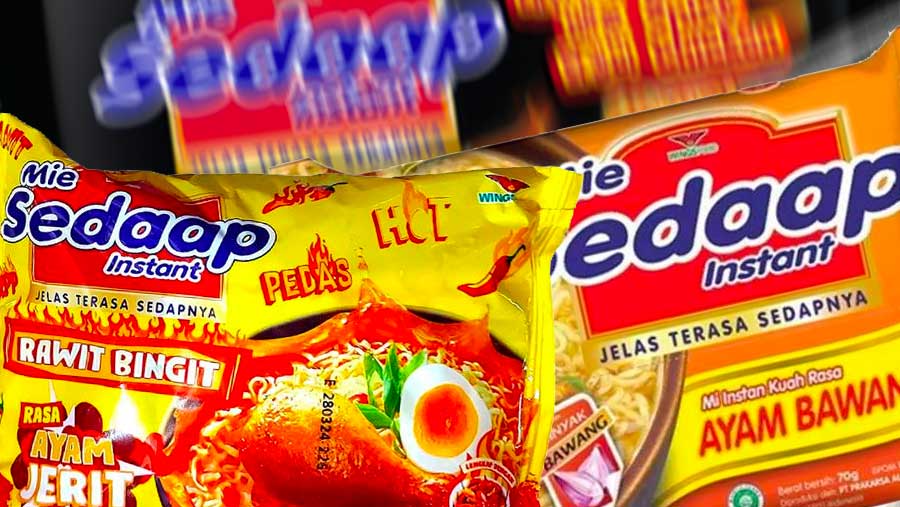 Ilustrasi Mie Sedaap (Diolah berbagai sumber)