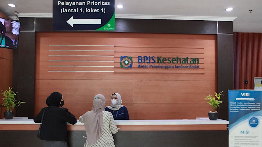 Kondisi keuangan BPJS saat ini diproyeksikan mengalami defisit sekitar Rp20 hingga Rp30 triliun.  (Bloomberg Technoz/Andrean Kristianto)