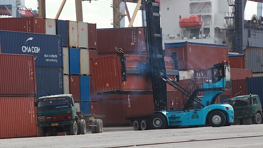  kesepakatan ART tidak berubah meskipun MA membatalkan tarif tersebut. (Bloomberg Technoz/Andrean Kristianto)