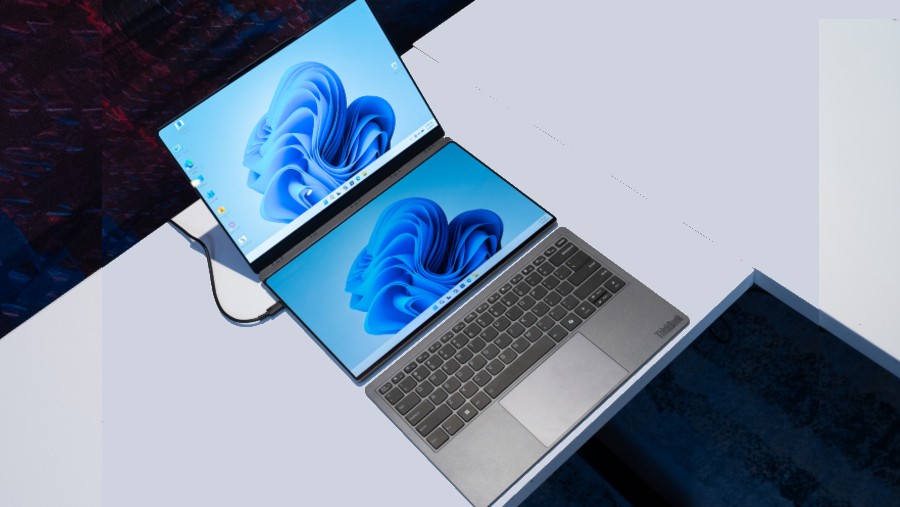 Lenovo Pamer Laptop Modular. dok: Chris Welch/Bloomberg