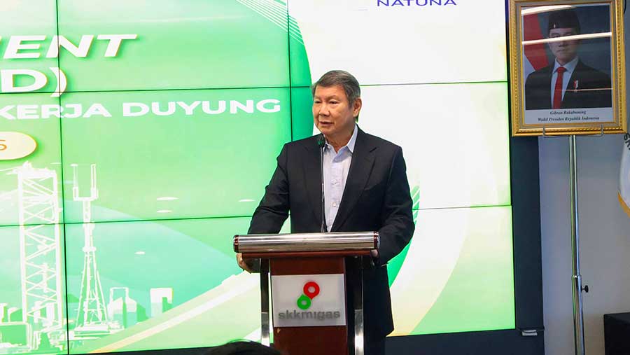 FID Pengembangan Lapangan Gas Mako di Wilayah Kerja Duyung, lepas pantai Kepulauan Anambas, Provinsi Kepulauan Riau (Dok. SKK Migas)