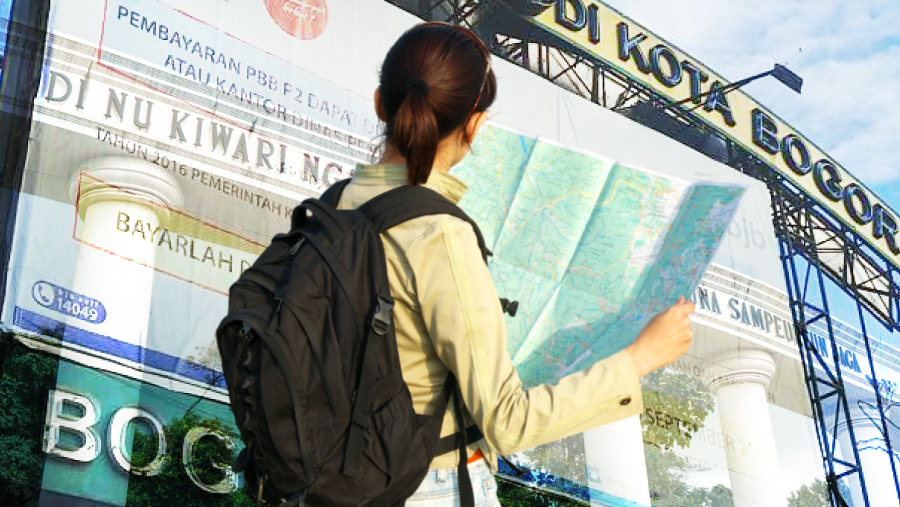 Ilustrasi Destinasi Wisata Bogor (Diolah)
