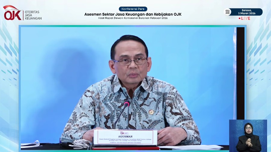 Anggota Dewan Komisioner Bidang PVML OJK, Agusman. Dok: Otoritas Jasa Keuangan