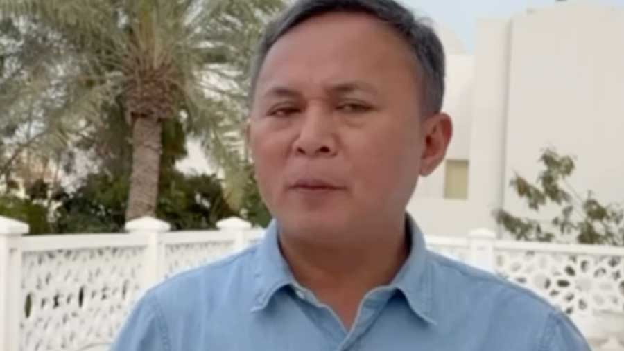 Wakil Menteri HAM Mugiyanto di Doha, Qatar. (Dok. Instagram @kementerian_ham)