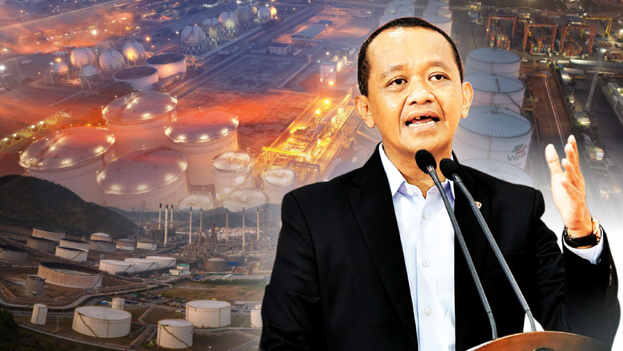 Bahlil Pembangunan Storage Crude Oil Baru Akan Dimulai Tahun Ini (Foto Diolah dari Berbagai Sumber)