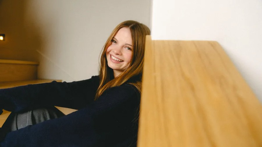 Salish difoto di lokasi syuting kampanye Sincerely Yours di Los Angeles.Fotografer: Elizabeth Weinberg untuk Bloomberg Businessweek