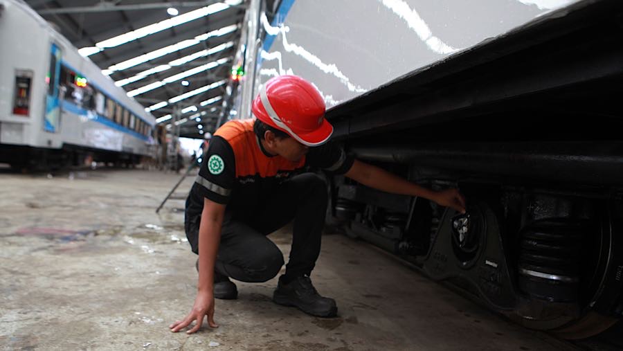 keberangkatan kereta ini adalah mulai tanggal 11 Maret 2026 hingga 1 April 2026 mendatang. (Bloomberg Technoz/Andrean Kristianto)