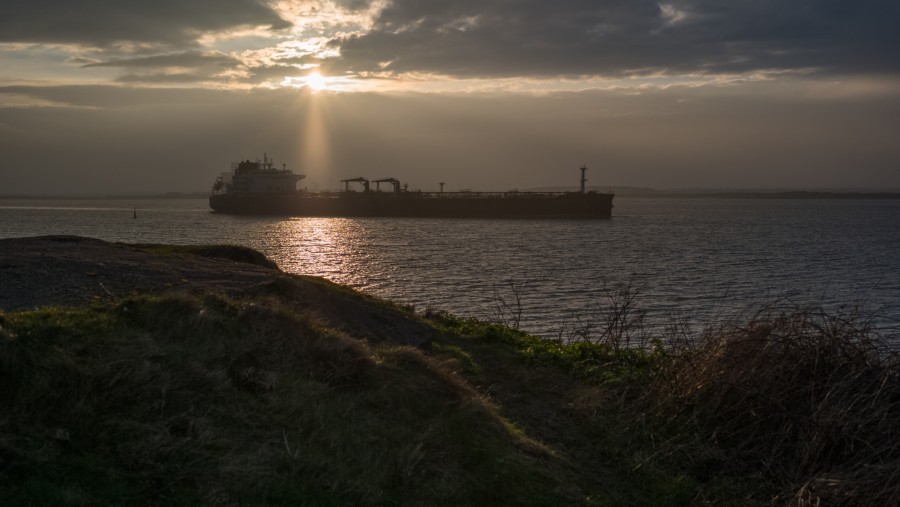 Tanker minyak di Teluk Persia./dok. Bloomberg