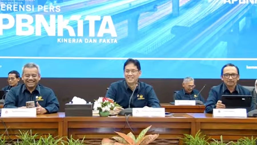 Menteri Keuangan Purbaya Yudhi Sadewa saat konfrensi pers APBN Kita. (Tangkapan Layar Youtube Kemenkeu RI)