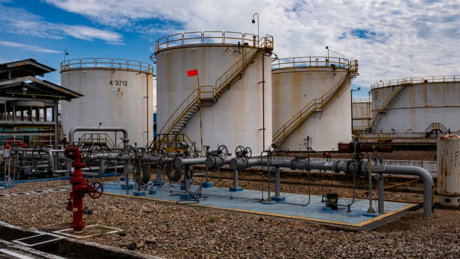 Crude storage./dok. Bloomberg