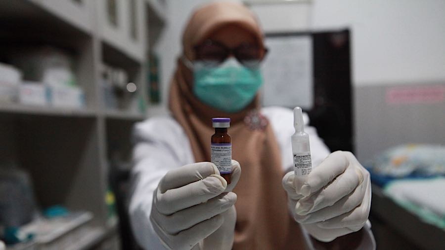 Kasus campak di Indonesia pada awal 2026 menunjukkan peningkatan dengan jumlah suspek yang tercatat lebih dari 10 ribu kasus. 