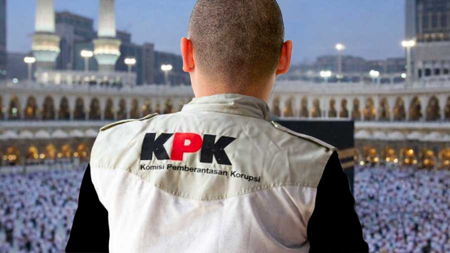 Ilustrasi penyidik KPK usut kasus haji (Diolah)