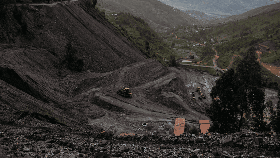 Tambang tungsten dekat Kigali, Rwanda./dok. Bloomberg