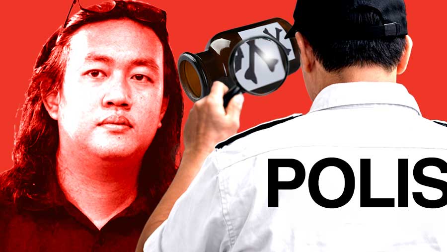 Ilustrasi penyiraman air keras ke Andrie Yunus (Diolah)