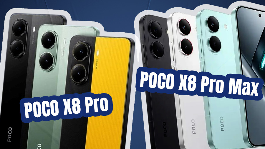 POCO X8 Pro Max dan POCO X8 Pro (Diolah)
