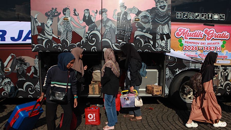 Selain program mudik, Pemprov DKI juga menyiapkan kebijakan khusus bagi warga yang tetap berada di Jakarta saat Idul Fitri. (Bloomberg Technoz/Andre)