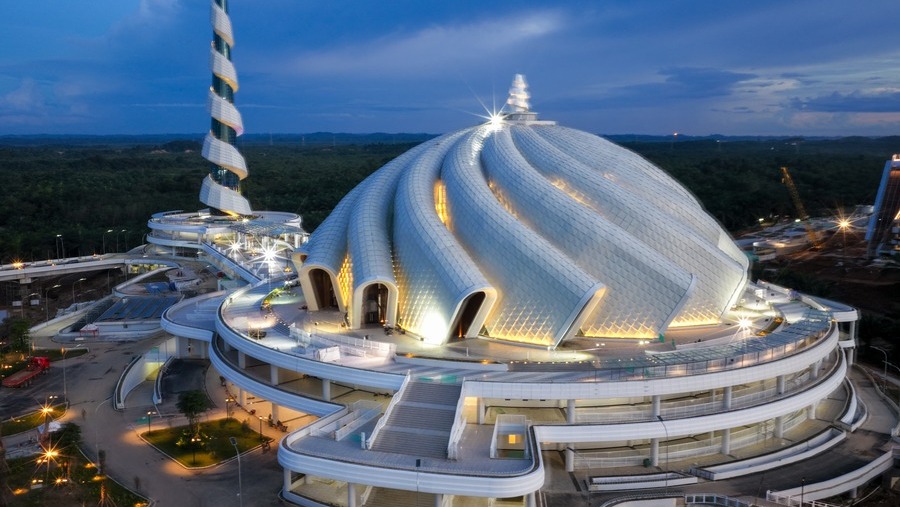 Masjid Negara di Kawasan Inti Pusat Pemerintahan (KIPP), Ibu Kota Nusantara (IKN) (Dok. Humas OIKN)