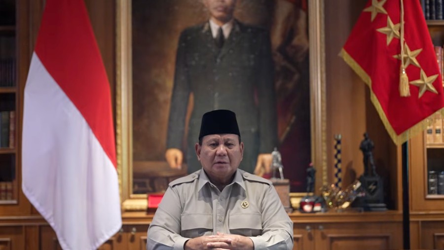 Presiden RI Prabowo Subianto. (Sumber: Tangkapan YouTube Sekretariat Presiden)
