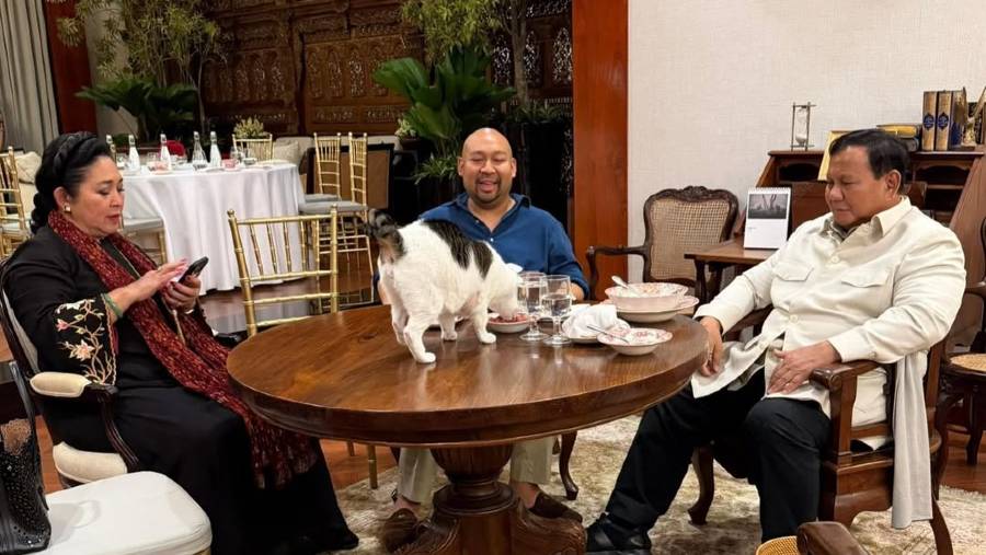 Kebersamaan Presiden RI Prabowo Subianto dengan Titiek Soeharto dan Didit Hediprasetyo. (Sumber: Instagram @prabowo)