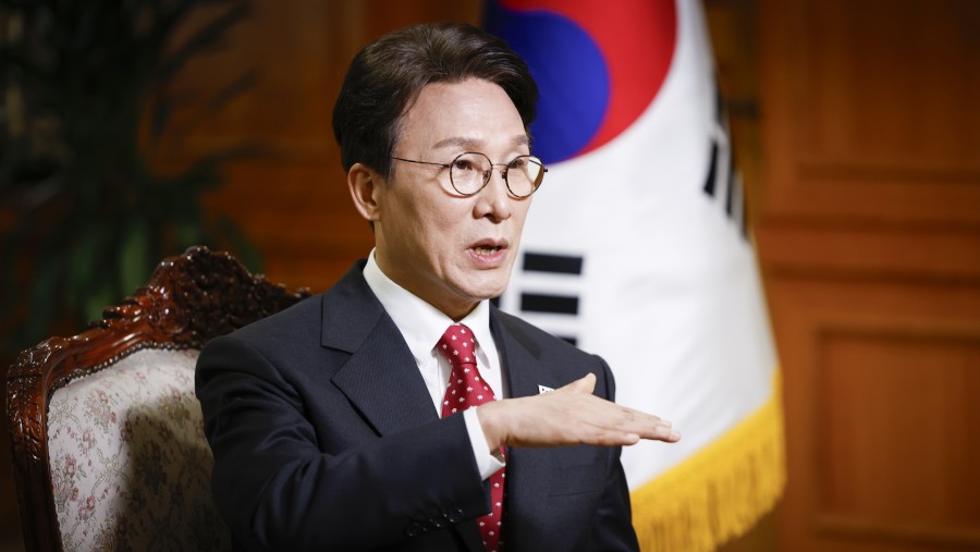 Kim Min-seok (Fotografer: Woohae Cho/Bloomberg)
