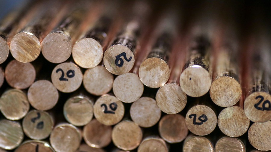 Batangan tembaga./dok. Bloomberg