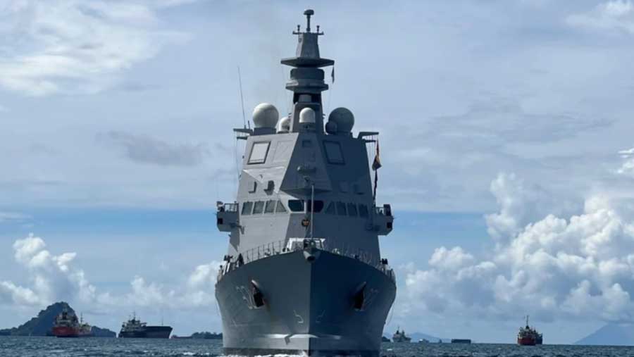 Kapal Perang Terbaru TNI KRI Prabu Siliwangi-321 (Dok. Instagram @puspentni)