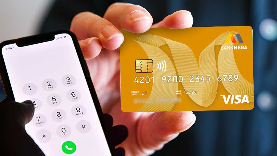 Ilustrasi Menutup Kartu Kredit Bank Mega (Dok. Bank Mega)