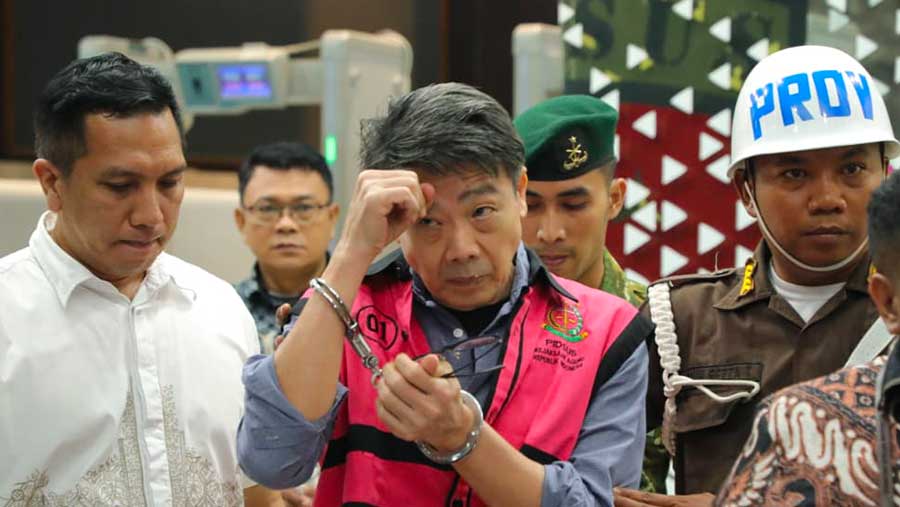 Kejaksaan Agung tahan Taipan Batu Bara Samin Tan. (Dok Kejaksaan Agung)