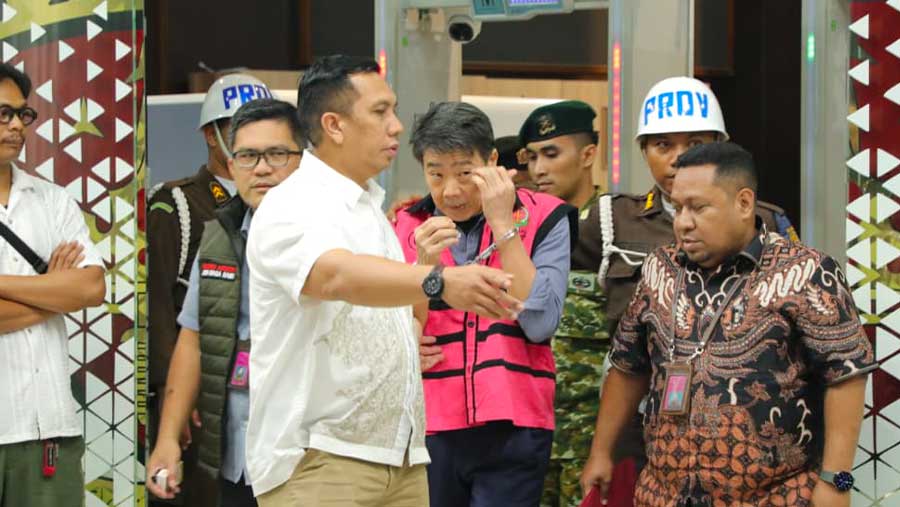 Kejaksaan Agung tahan Taipan Batu Bara Samin Tan. (Dok Kejaksaan Agung)