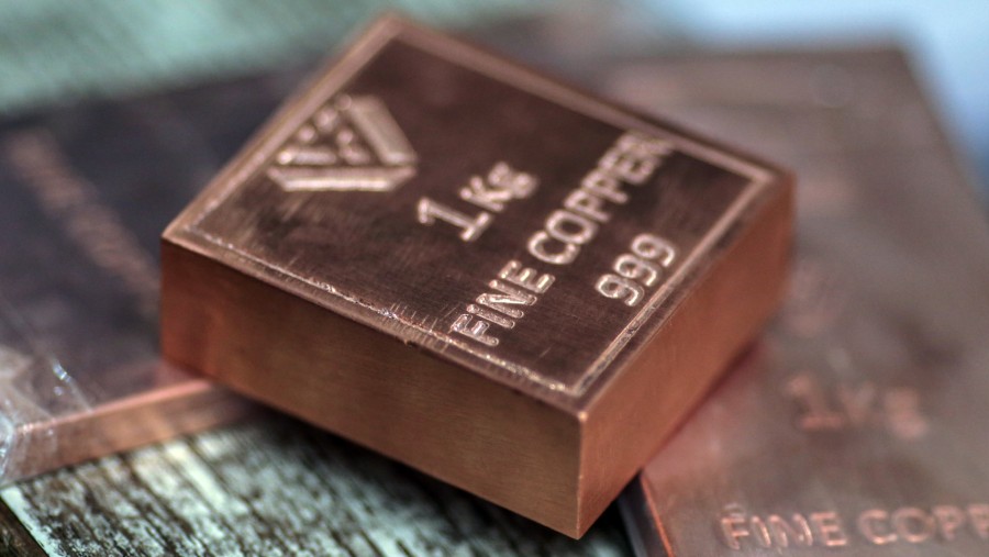 Batangan tembaga. Dok. Bloomberg