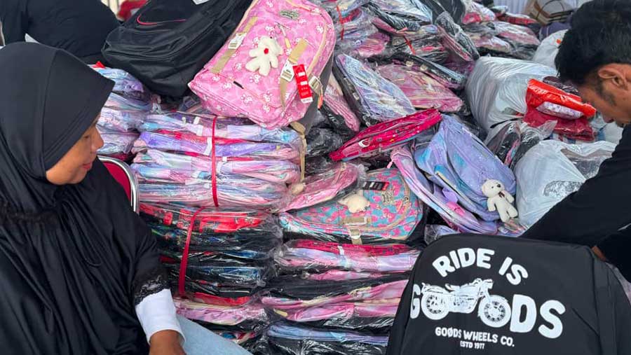 Presiden Prabowo gelar pasar rakuat di Monas (Dok. BPMI Sekretariat Presiden)