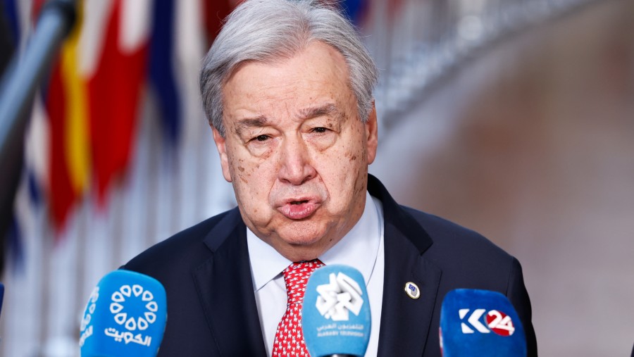 Sekjen PBB António Guterres./Bloomberg