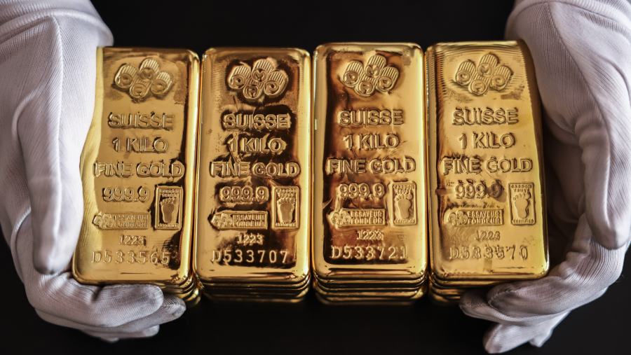 Emas batangan. dok: Bloomberg