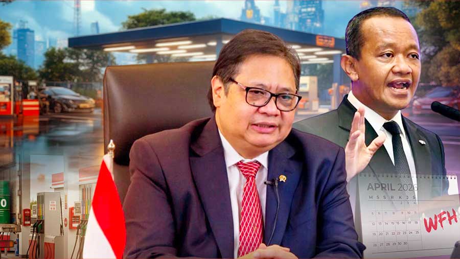 Pemerintah Tetapkan WFH Hingga Pembatasan BBM 50 Literhari (Diolah)