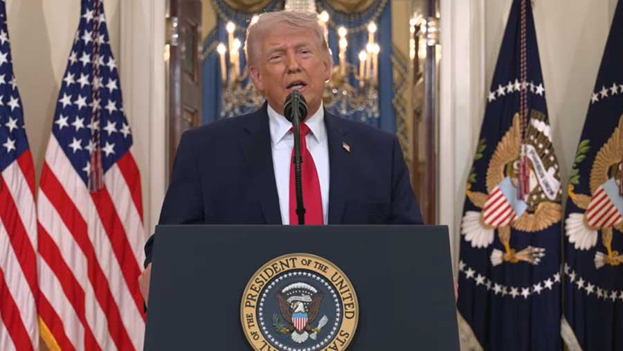 Pidato Trump (1/4/2026) (Dok. YouTube The White House)