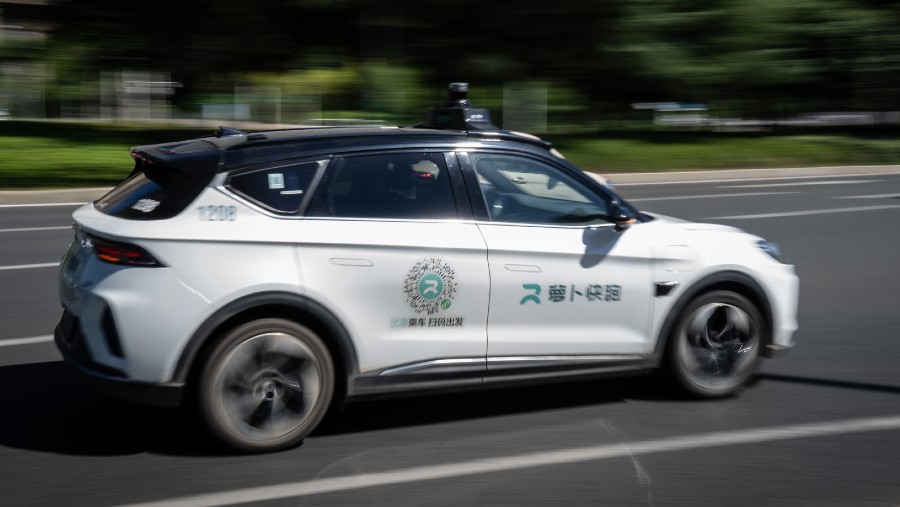 Robotaxi Apollo Go dari Baidu. dok: Bloomberg