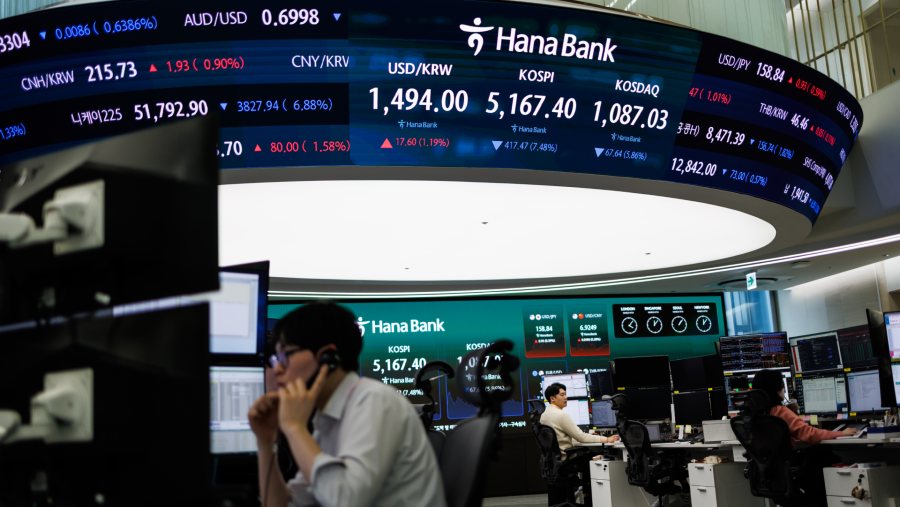 Bursa saham Asia. dok: Bloomberg