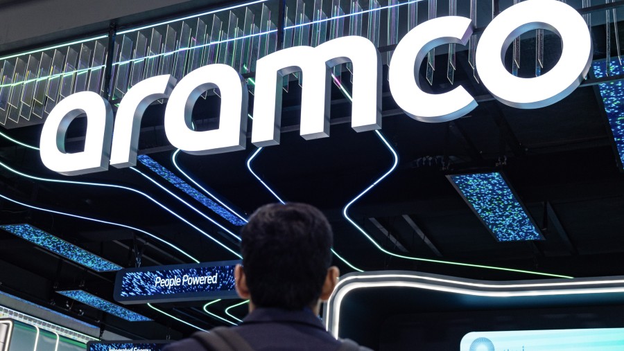 Logo Saudi Aramco./dok. Bloomberg