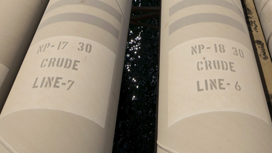 Ilustrasi jalur pipa minyak milik Arab Saudi. dok: Bloomberg