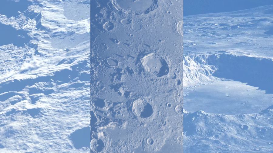 Tangkapan layar sebuah video pengamatan baru di dekat permukaan Bulan objek tak dikenal yang bergerak cepat. dok: ist