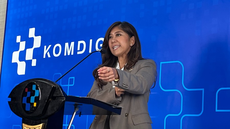 Menteri Komdigi Meutya Hafid. dok: Merinda Faradianti/Bloomberg Technoz