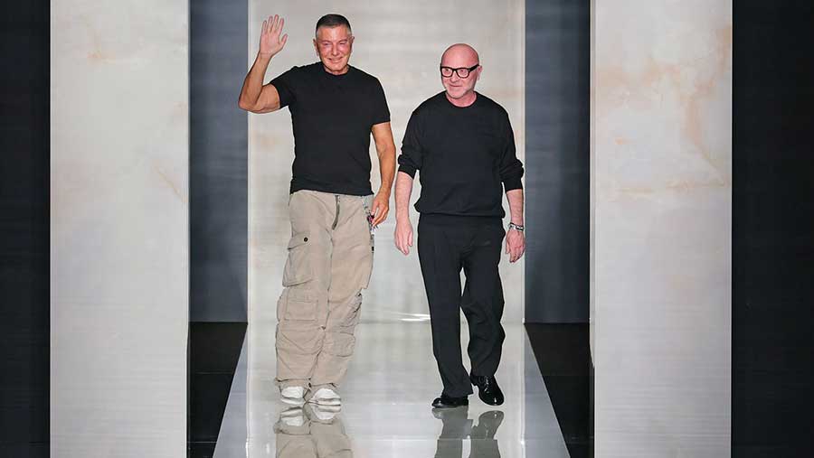 Designer Domenico Dolce and Designer Stefano Gabbana. (Bloomberg)