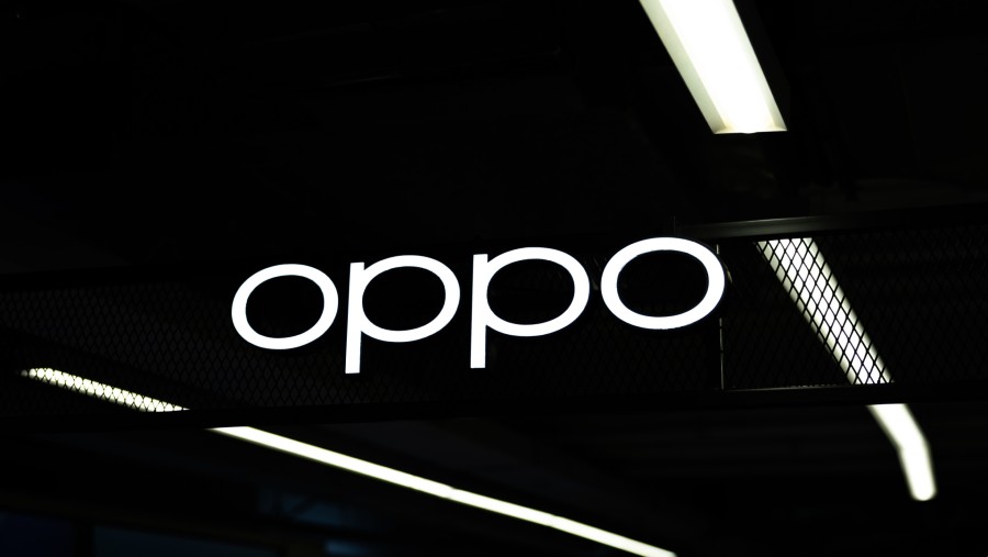 Logo OPPO. dok: Maira Erlich/Bloomberg