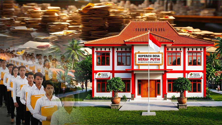 Pemerintah Buka 35.376 Lowongan Pekerjaan untuk Kopdes Merah Putih. (Diolah dari Berbagai Sumber)