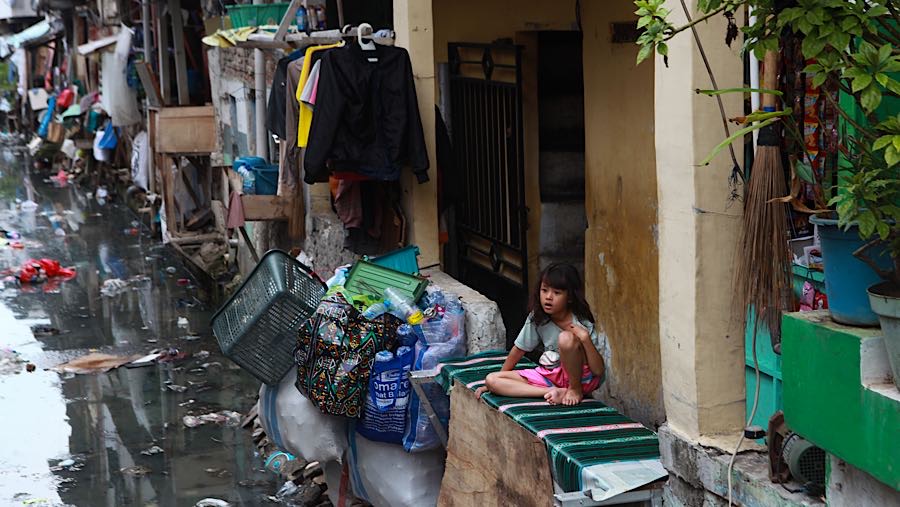 Jakarta mengambil alih posisi pertama yang sebelumnya dipegang Tokyo selama puluhan tahun. (Bloomberg Technoz/Andrean Kristianto)