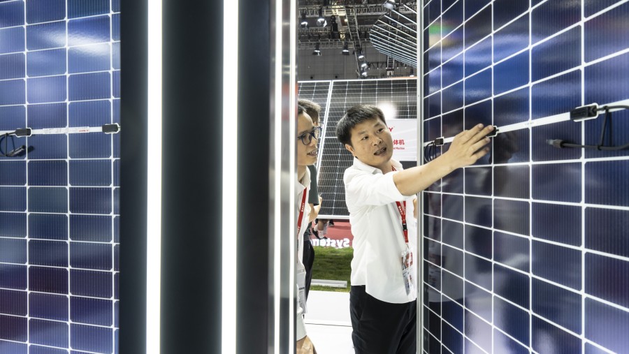 Teknologi panel surya China./dok. Bloomberg