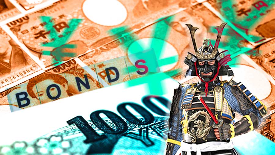 Ilustrasi surat utang Yen Samurai Bond. (Diolah)
