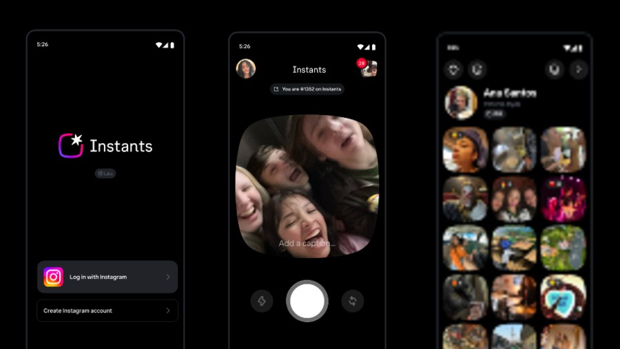 Instagram Uji Apps Instants. dok: Instants via Google Play Store